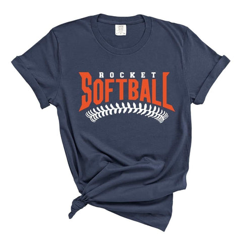 3001 athletic heather Adult Unisex Bella + Canvas - Rocket Softball XS / Navy