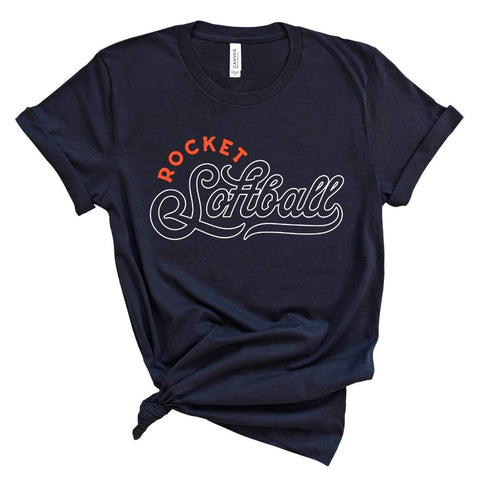 3001 athletic heather Adult Unisex Bella + Canvas - Rocket Softball XS / True Navy