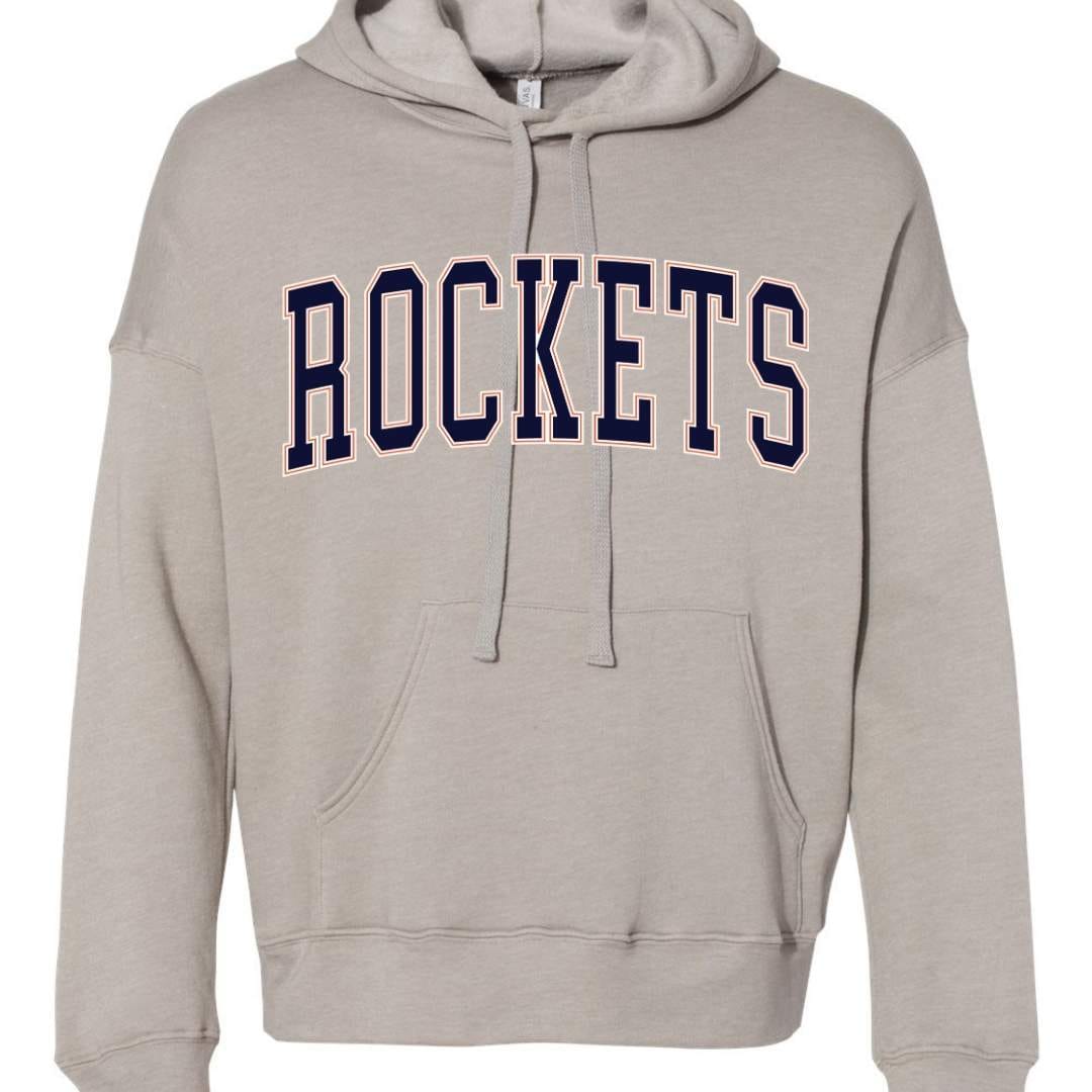 dBoldTees & DTF Transfers Adult Unisex Sponge Fleece Drop Shoulder Hoodie Rockets