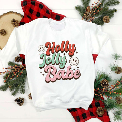 dBoldTees DTF Transfer DTF TRANSFER - Holly Jolly Babe 5021