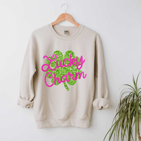dBoldTees DTF Transfer DTF TRANSFER - Lucky Charm Faux Sparkle 9077