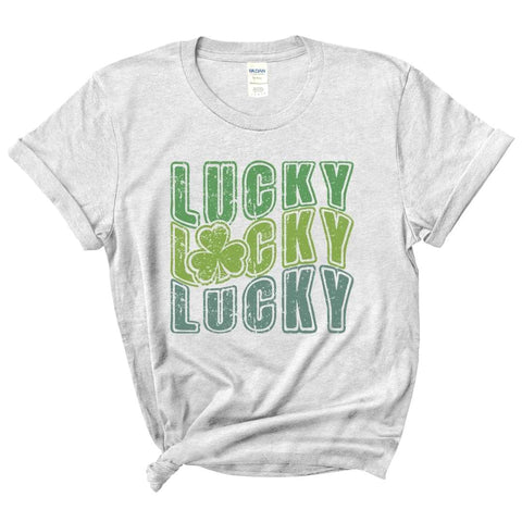 dBoldTees DTF Transfer DTF TRANSFER - Lucky Lucky Lucky Distressed 9071