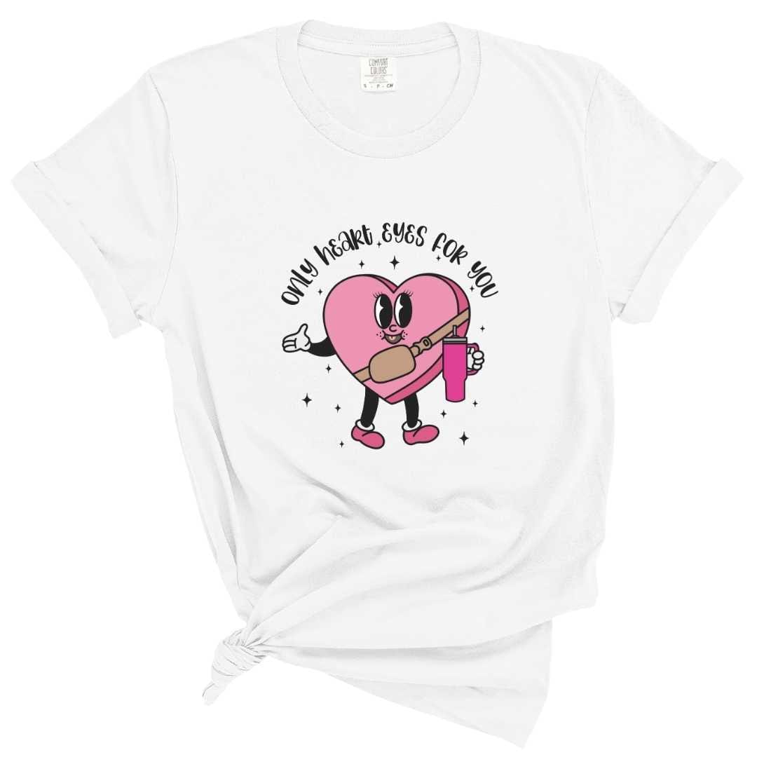 dBoldTees DTF Transfer DTF TRANSFER - Only Heart Eyes For You Black Ink 9004