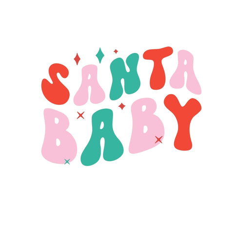 dBoldTees DTF Transfer DTF TRANSFER - Santa Baby 5017