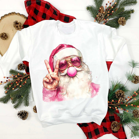 dBoldTees DTF Transfer DTF TRANSFER - Santa Bubble Gum CH048