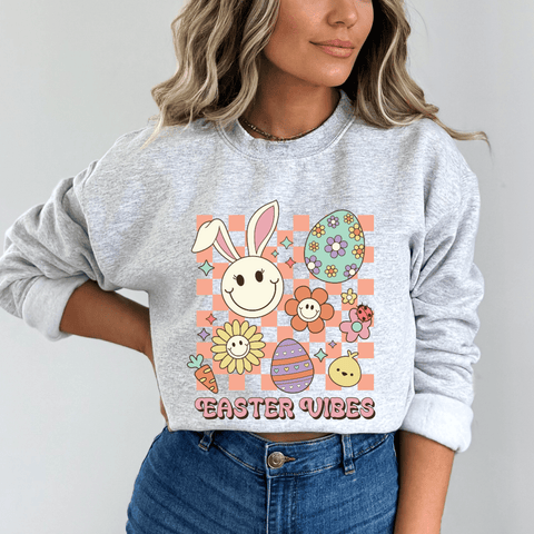 dBoldTees DTF Transfer DTF TRANSFER - Smiley Easter Vibes ES015