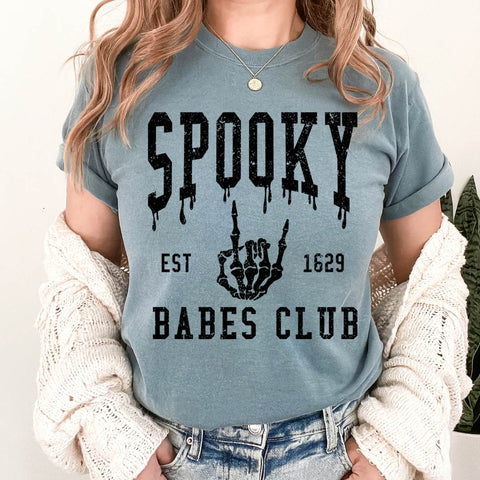 dBoldTees DTF Transfer DTF TRANSFER - Spooky Babes Club Distressed 7041