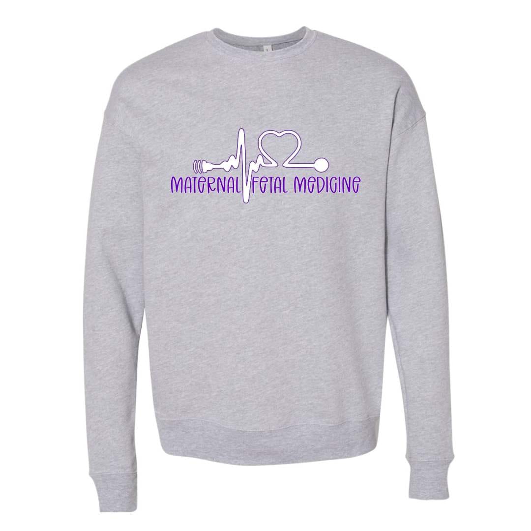 dBoldTees & DTF Transfers Maternal Fetal Medicine Crewneck Sweatshirt / XS