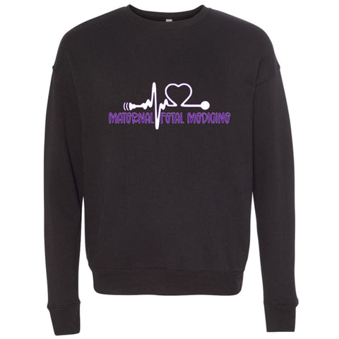 dBoldTees & DTF Transfers Maternal Fetal Medicine Design 1 Crewneck Sweatshirt / XS / Black