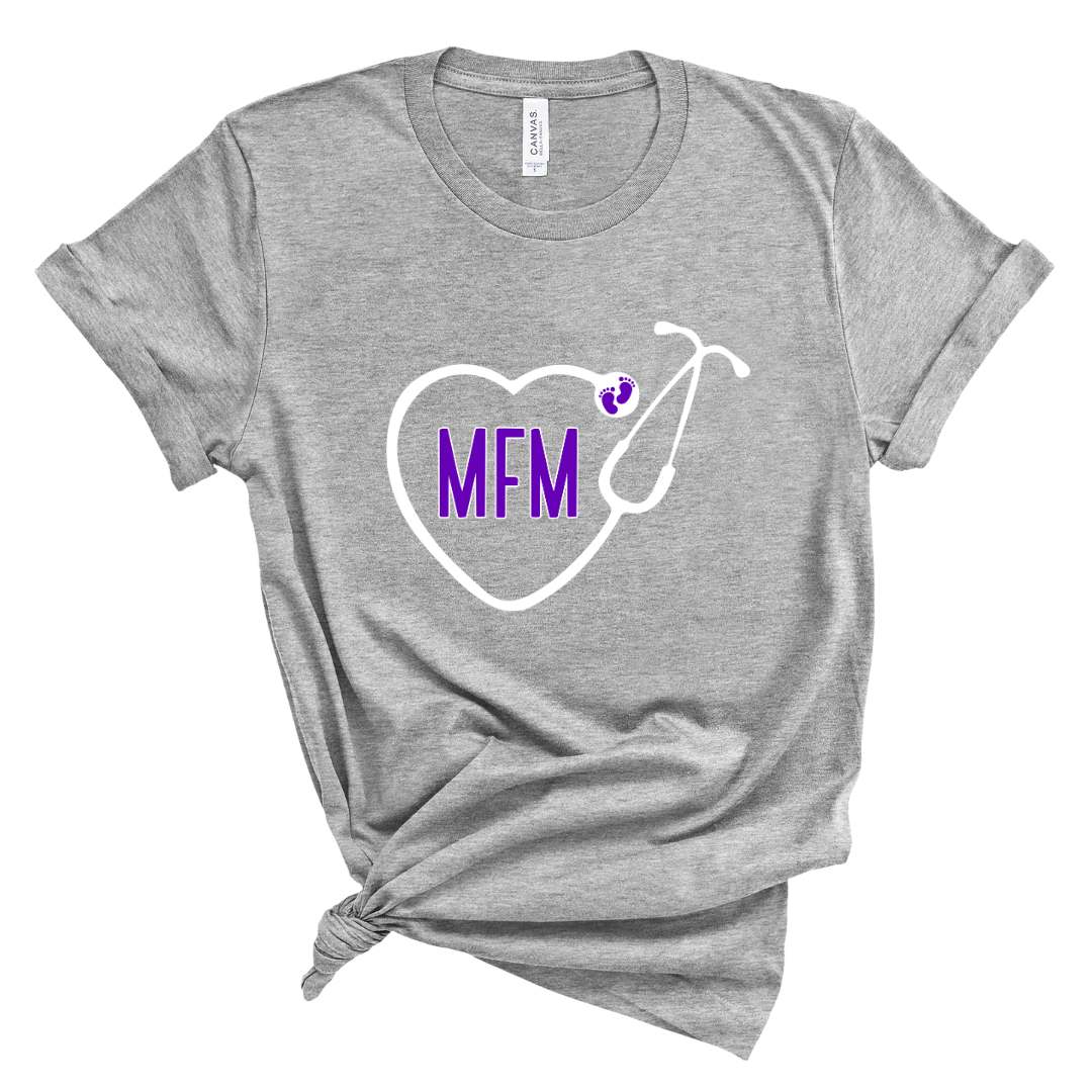 dBoldTees & DTF Transfers MFF Heart Shaped Stethoscope T-Shirt / XS