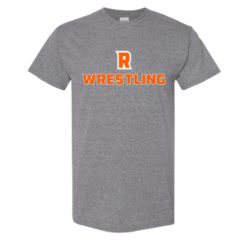 dBoldTees & DTF Transfers R Wrestling Gildan Heavy Cotton T-Shirt - TS031 Youth XS / Gray