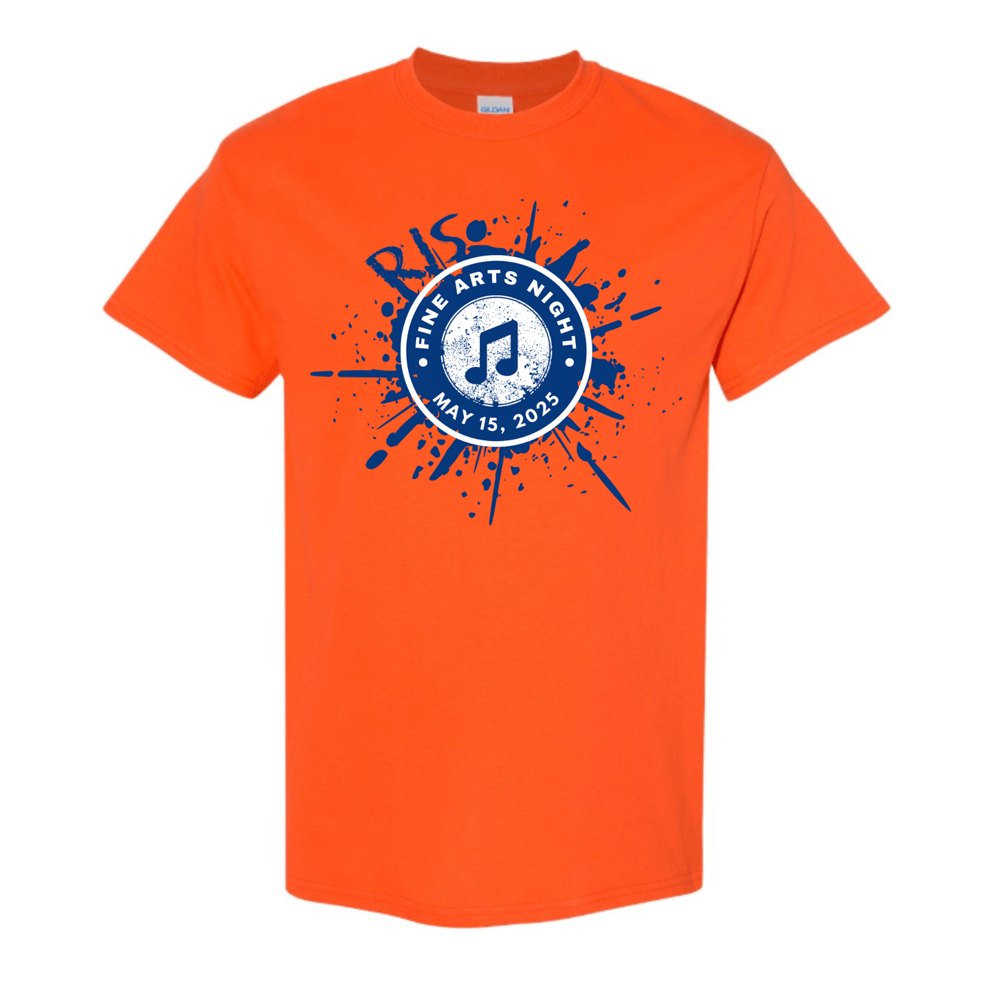 dBoldTees & DTF Transfers RIS Fine Arts Night Gildan Tee 5000 - TS010 Youth XS / Orange