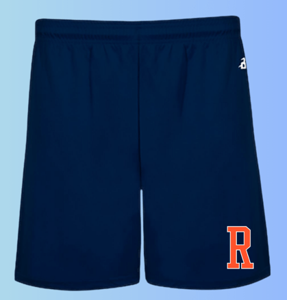 dBoldTees & DTF Transfers Rochester Badger 5" Shorts 4146 - RR001 Adult Small / Navy