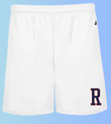 dBoldTees & DTF Transfers Rochester Badger 5" Shorts 4146 - RR001 Adult Small / White