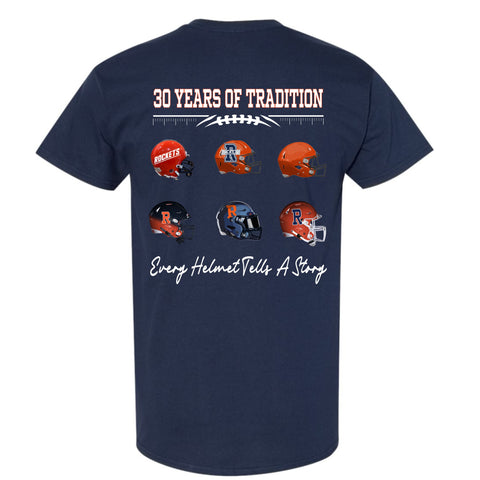 dBoldTees & DTF Transfers Rochester Football 30 Years of Tradition T-shirt FR114