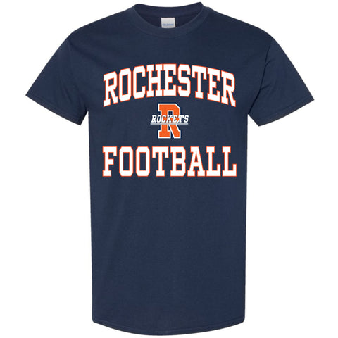 dBoldTees & DTF Transfers Rochester Football 30 Years of Tradition T-shirt FR114 2T / Navy