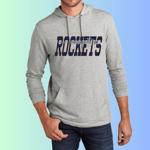 dBoldTees & DTF Transfers Rochester Rockets District Lightweight Hoodie DT571 - RR001