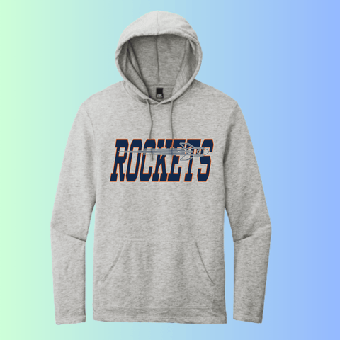 dBoldTees & DTF Transfers Rochester Rockets District Lightweight Hoodie DT571 - RR001 Adult Small