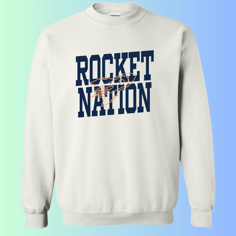 dBoldTees & DTF Transfers Rocket Nation Gildan Crewneck 18000 - RR001