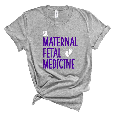 dBoldTees & DTF Transfers SIU Maternal Fetal Medicine with tiny feet & hearts T-Shirt / XS