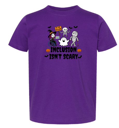 dBoldTees & DTF Transfers Toddler Jordyn Conn Fundraiser Shirts - Design 1 - FR009 2T / Purple