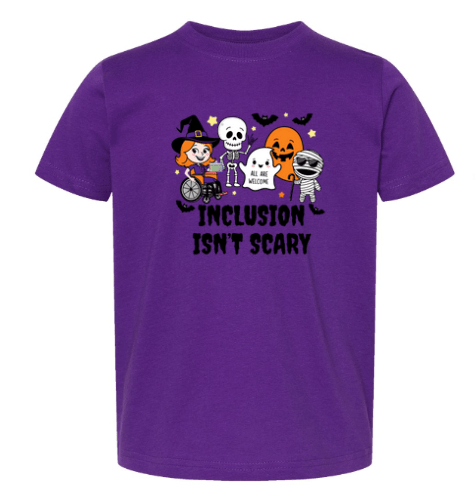 dBoldTees & DTF Transfers Toddler Jordyn Conn Fundraiser Shirts - Design 2 - FR009 2T / Purple