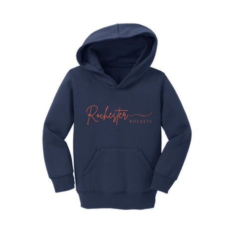 dBoldTees & DTF Transfers Toddler Rochester Line PTO Port & Co Hoodie - FR008 2T / Navy