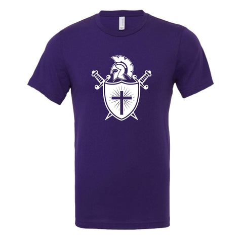 dBoldTees & DTF Transfers Visionway Shield Bella + Canvas T-Shirt  - FR013 Youth XS / Purple