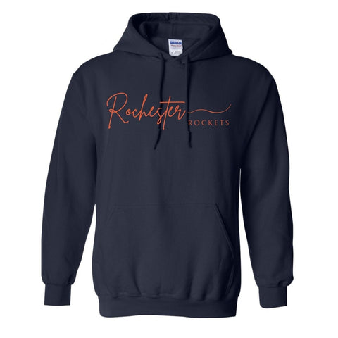 dBoldTees & DTF Transfers Youth Rochester Line PTO Gildan Hooded Sweatshirt - FR008 Youth XS / Navy