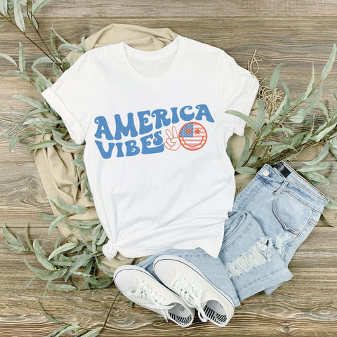 dBoldTees DTF Transfer DTF TRANSFER - 4022 America Vibes Patriotic