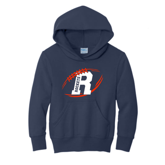 Youth Hooded Sweatshirt - Rocket Football