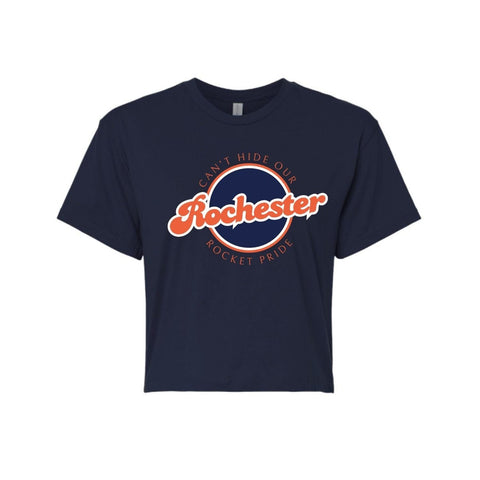 dBoldTees & DTF Transfers Adult Cropped Rocket Pride PTO Next Level T-Shirt - FR008 Adult Small / Navy