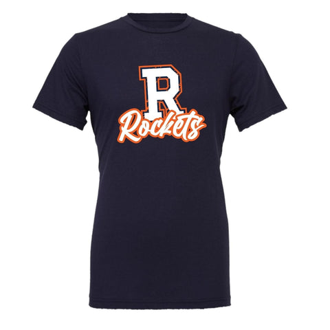 dBoldTees & DTF Transfers Adult R Rockets PTO Bella + Canvas T-Shirt - FR008 Adult Small / Navy