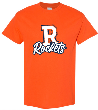 dBoldTees & DTF Transfers Adult R Rockets PTO Gildan T-Shirt - FR008 Adult Small / Orange