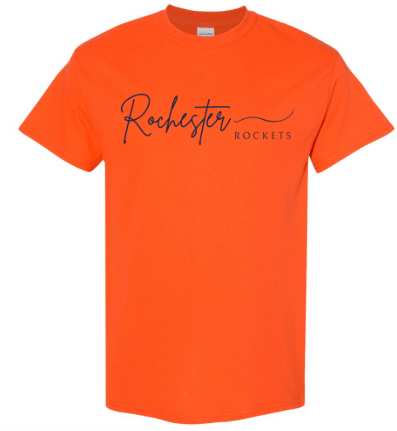 dBoldTees & DTF Transfers Adult Rochester Line PTO Gildan T-Shirt - FR008 Adult Small / Orange