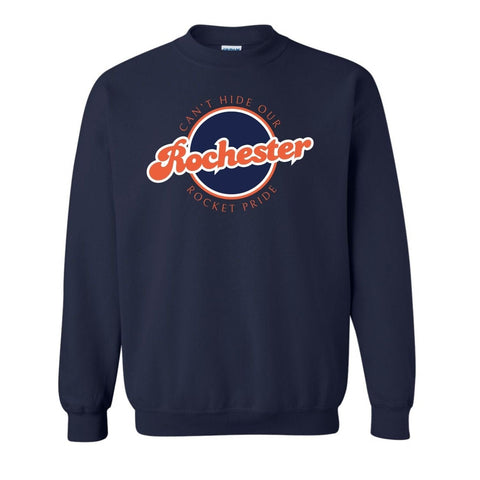dBoldTees & DTF Transfers Adult Rocket Pride PTO Gildan Crewneck Sweatshirt - FR008 Adult Small / Navy