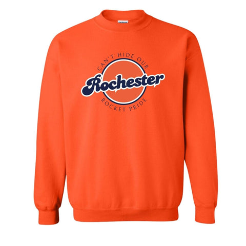 dBoldTees & DTF Transfers Adult Rocket Pride PTO Gildan Crewneck Sweatshirt - FR008 Adult Small / Orange