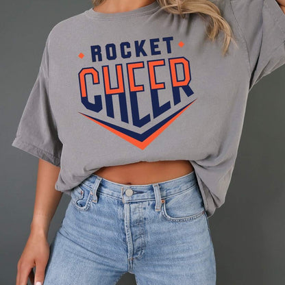 3001 athletic heather Adult Unisex Bella + Canvas - Rocket Cheer