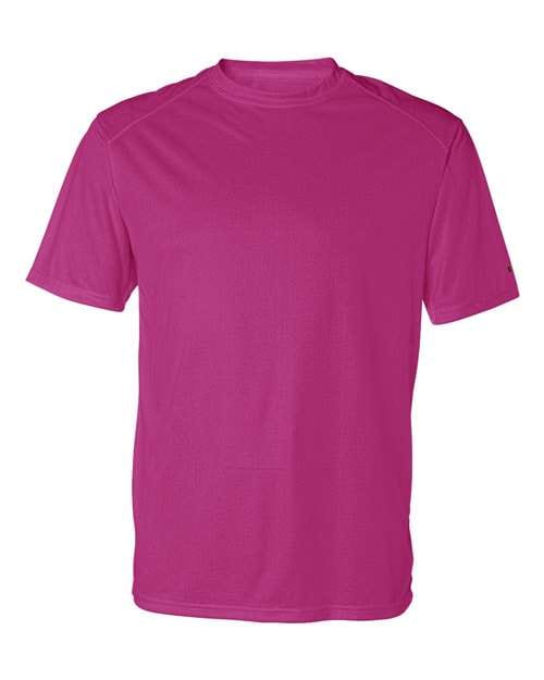 Badger B-Core Sport Shoulders T-Shirt Hot Pink / XS