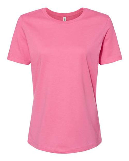 BELLA + CANVAS Bella + Canvas 6400 - Women’s Relaxed Jersey Tee Charity Pink / S