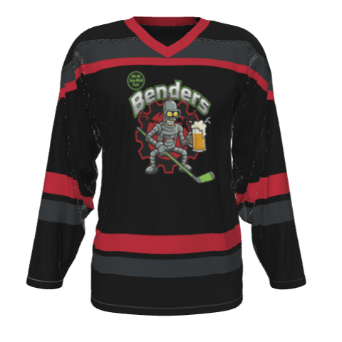 dBoldTees & DTF Transfers Benders Sublimated Reversible Hockey Jersey - TS026