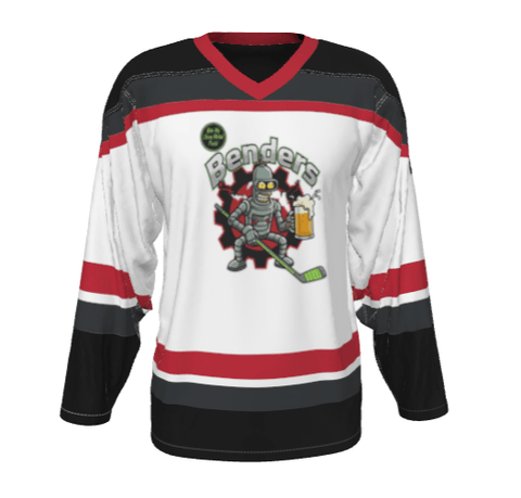 dBoldTees & DTF Transfers Benders Sublimated Reversible Hockey Jersey - TS026 Adult Small