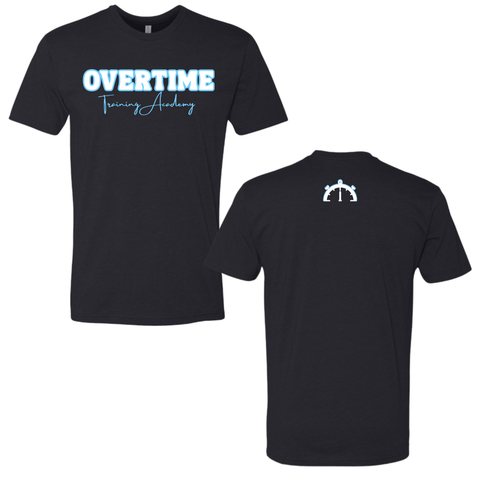 dBoldTees & DTF Transfers Black Overtime Training Academy 3 Next Level T-Shirt - FR012 2T