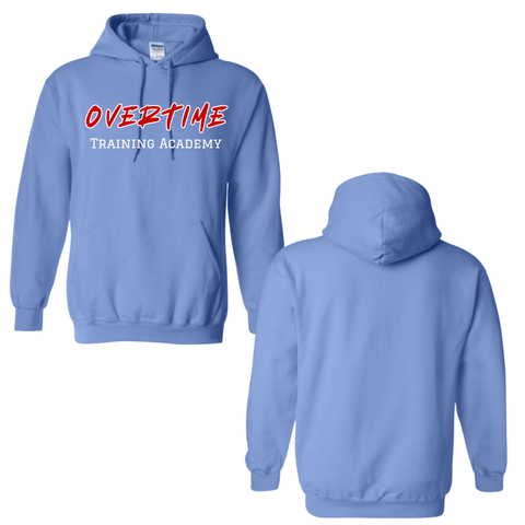 dBoldTees & DTF Transfers Blue Overtime Training Academy 4 Gildan Hooded Sweatshirt - FR012 Youth XS