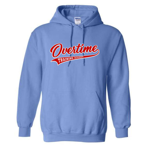 dBoldTees & DTF Transfers Blue Overtime Training Academy Script Garments - FR019 Youth XS / Gildan Hoodie Sweatshirt