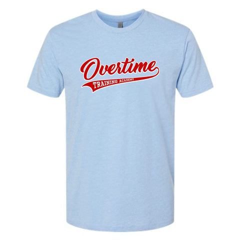 dBoldTees & DTF Transfers Blue Overtime Training Academy Script Garments - FR019 Youth XS / Next Level T-Shirt