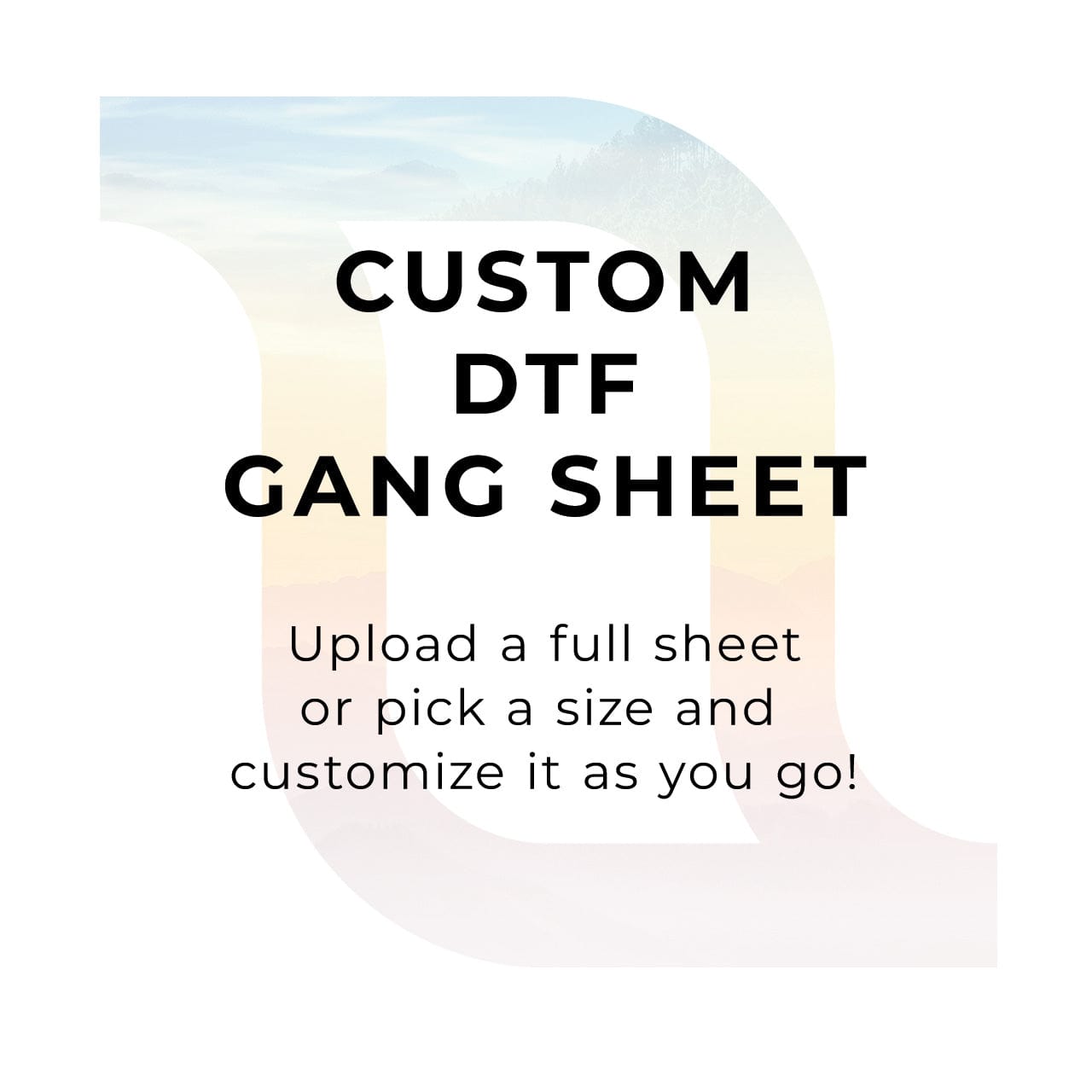 dBoldTees DTF Transfer Custom DTF Gang Sheet