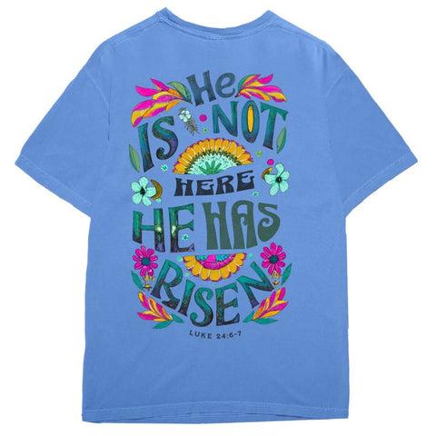 dBoldTees DTF Transfer DTF TRANSFER - 100156 He Is Not Here He Has Risen