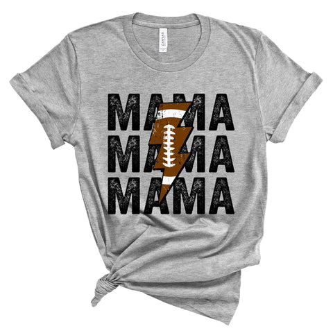 dBoldTees DTF Transfer DTF TRANSFER - 7950 Mama Football Lightning Bolt