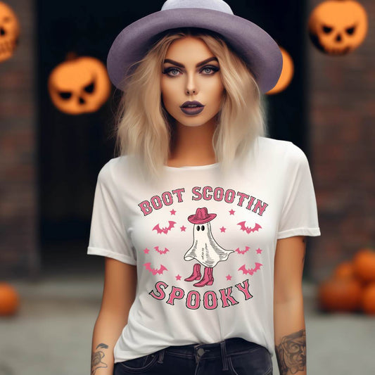 dBoldTees DTF Transfer DTF TRANSFER - Boot Scootin' Spooky 8124